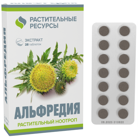 Растительный ноотроп трава альфредия для активности без стресса и апатии
